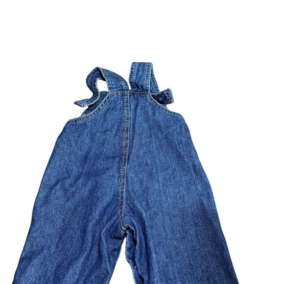 Vintage Y2k 2000s Disney Denim Overalls Lucky 101 Dalmatians Dog 3-6 Months - Picture 6 of 11